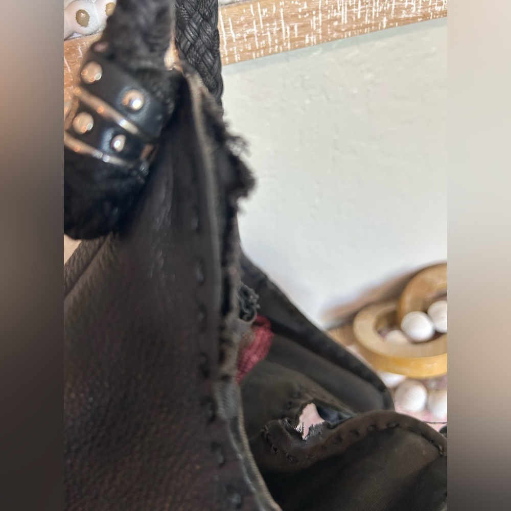 The Sak Black Braided-Handle Hobo Bag - Picture 10 of 11